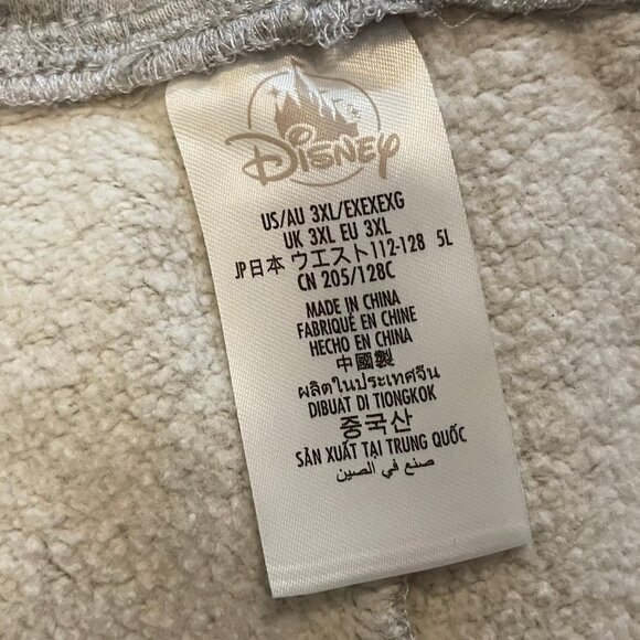 Disney Christmas Sweatpants Grey Fleece , Pluto Chip And Dale -  Multiple Sizes - Picture 7 of 7